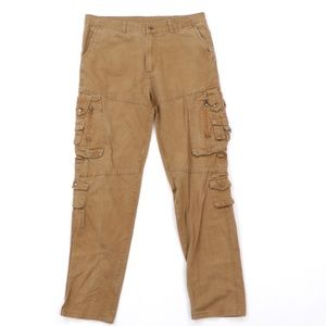 90s combat trousers with tassels